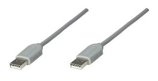 317887 Cable USB A a A - gris, 1.8 m. onecta un hub o dispositivo USB a un hub USB o a una computadora compatible USB 317887 Cable USB A a A - gris, 1.8 m. onecta un hub o dispositivo USB a un hub USB o a una computadora compatible USB